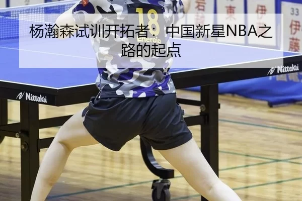 杨瀚森试训开拓者：中国新星NBA之路的起点